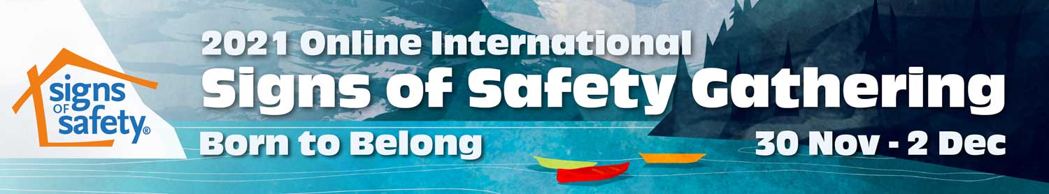 2021 Signs of Safety Gathering Banner